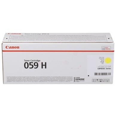 Canon Toner Cartridge 059 H Y yellow