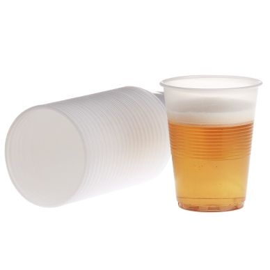 Plastikbecher 21cl transparent (100)