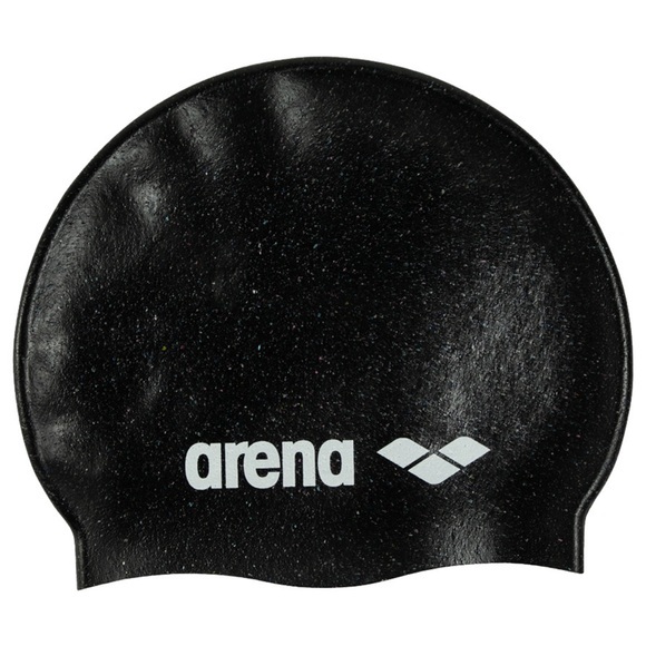 Arena Silicone Cap Badekappe schwarz