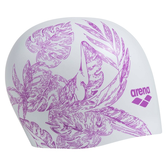 arena Sirene Badekappe Damen weiß/pink 2021 Schwimmkappen