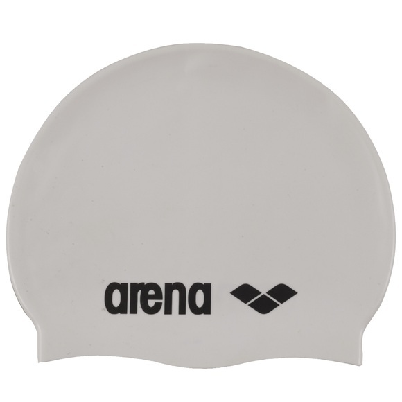 arena Classic Silicone Cap white-black 2019 Schwimmkappen