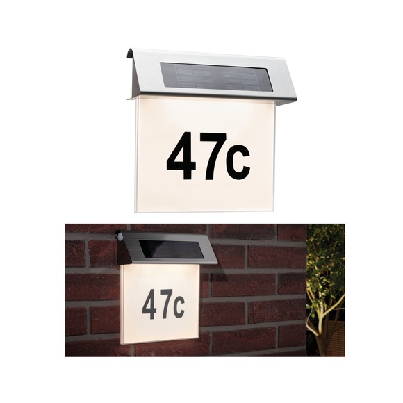 Paulmann Solar Hausnummernleuchte mit LED, IP44
