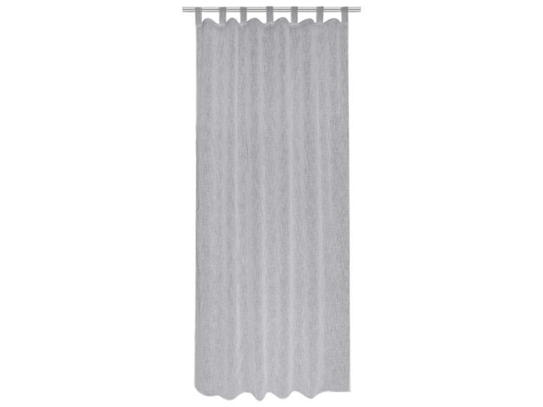 Vorhang KOTA Halb abdunkelnd Bedruckt Beige Lasche, Kräuselband Polyester 140 x 240 cm