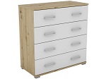 Kommode LORIE III 4 Schubladen artisan eiche