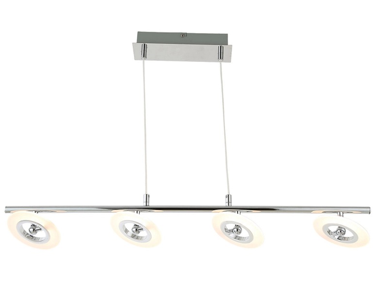Hängelampe LED x 72  SYMPHONY Silberfarben 4 w pro