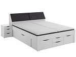 Bett TORINO 180x200cm weiss