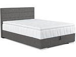 Boxspringbett TOM 120x200cm grau