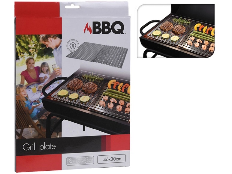 Gitter BBQ22 edelstahl silberfarben