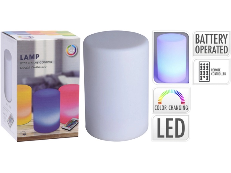 Tischlampe LED 15cm mehrfarbig