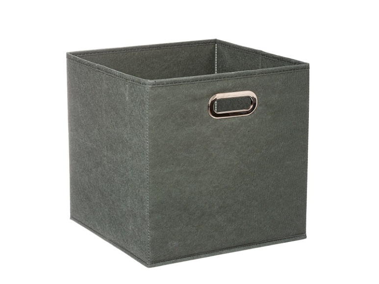 Aufbewahrungsbox NATALYA khaki 31 cm x 31 cm x 31 cm