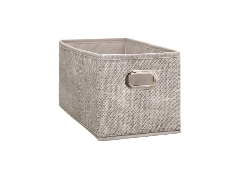 Aufbewahrungsbox JOVAN beige 31 cm x 15 cm x 15 cm
