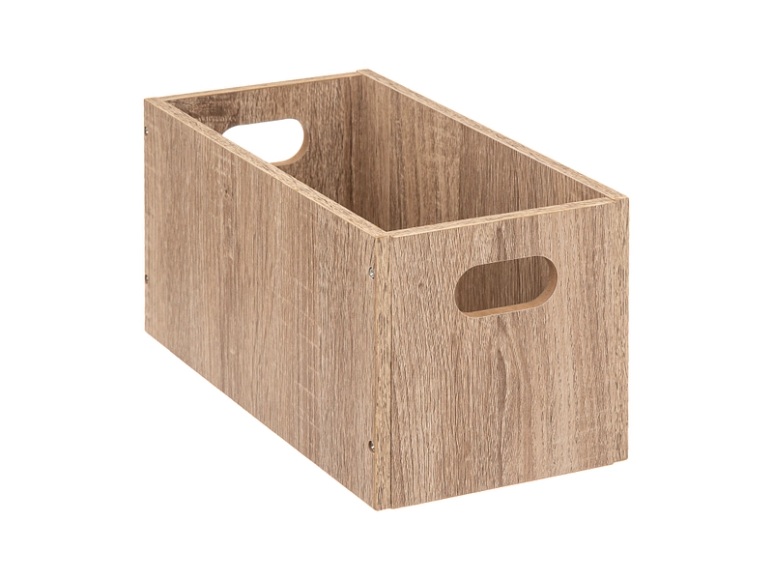 Aufbewahrungsbox JELENA natürliches holz 31 cm x 15 cm x 15 cm