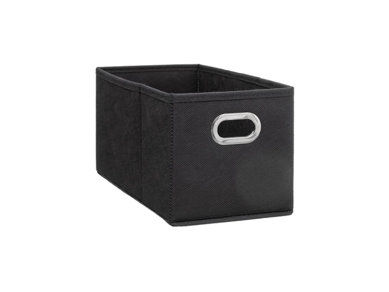 Aufbewahrungsbox JOVAN dunkelgrau 31 cm x 15 cm x 15 cm