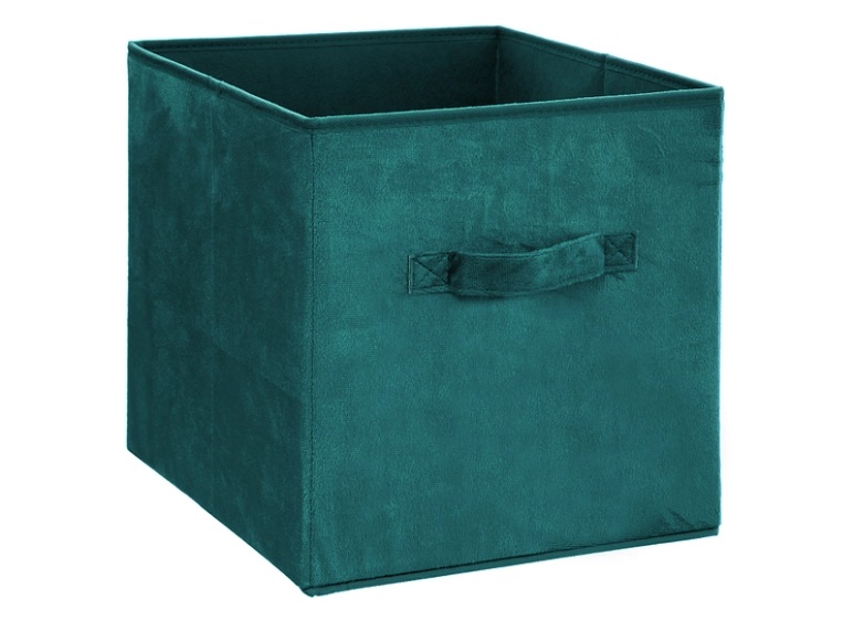 Aufbewahrungsbox MIRNA dunkelblau 31 cm x 31 cm x 31 cm