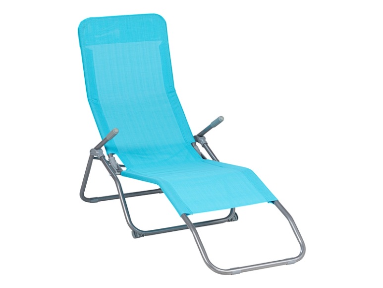 Liegestuhl COLOR 60 cm x 140 cm x 95 cm blau