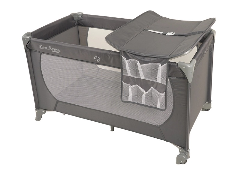 Babybett BAMBINI grau