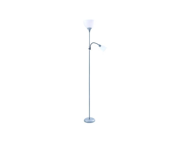 Stehlampe 180 x  BIRO Silberfarben 60 w pro