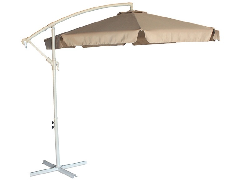 Freiarmschirm POSITANO Taupe x 300 cm
