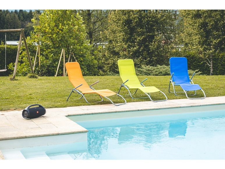 Liegestuhl COLOR 142.5x59x94cm dunkelblau
