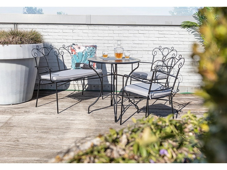 Gartenstuhl ROMEO Eisen schwarz