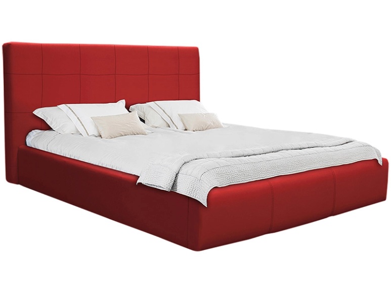 Bett 140 x 200 cm NORA Lederlook