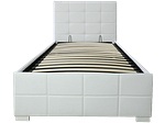 Bett MONZA WHITE 120x200cm weiss