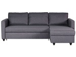 Ecksofa CATS Stoff grau