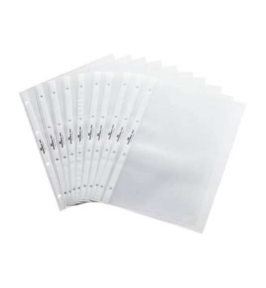 DURABLE Sichthüllen A4 quer 856619 zu Tisch-Flipchart 10 Stück