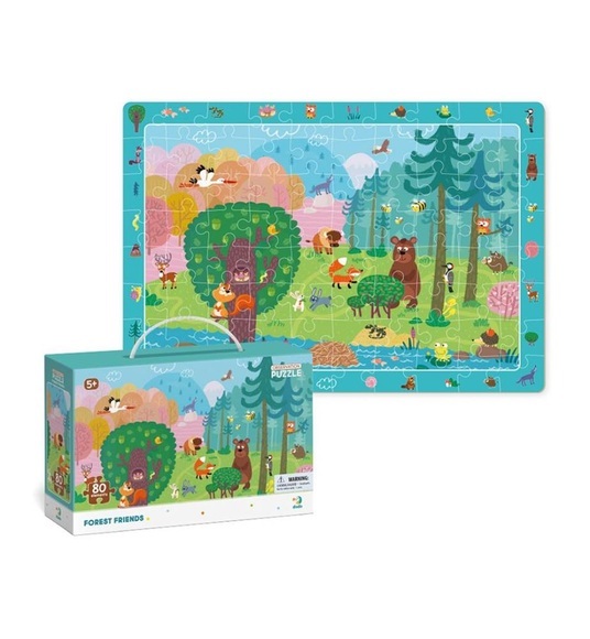 dodo Beobachtungspuzzle Waldfreunde 80 Teile, 5J+