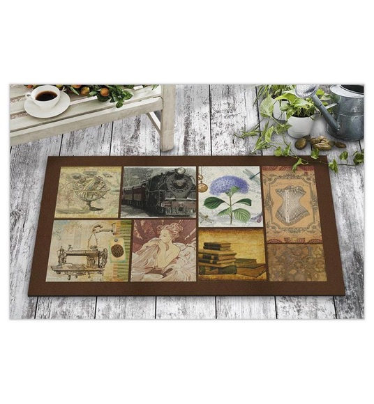 Home - Fussmatte 45 x 70 cm - Multicolor