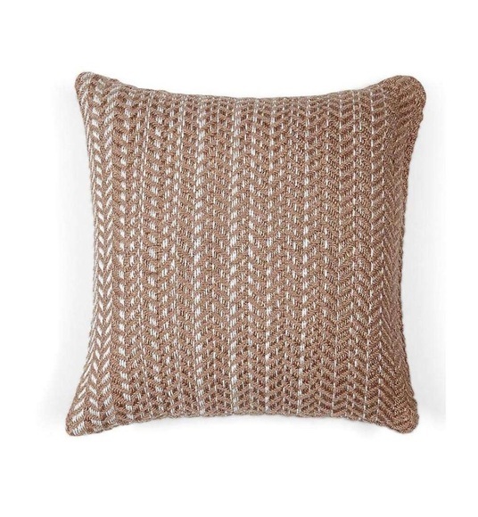 Liv Interior - Kissen Saskatoon 45 x 45 cm, Tan