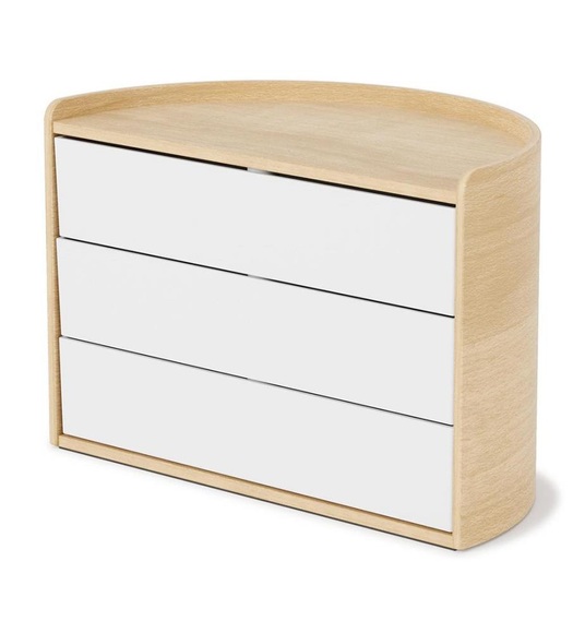 Umbra - Schmuckschatulle Moona Holz, Weiss