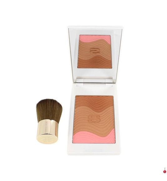 Sisley Phyto Touche Sun Glow polvere con una spazzola - # Trio Miel...
