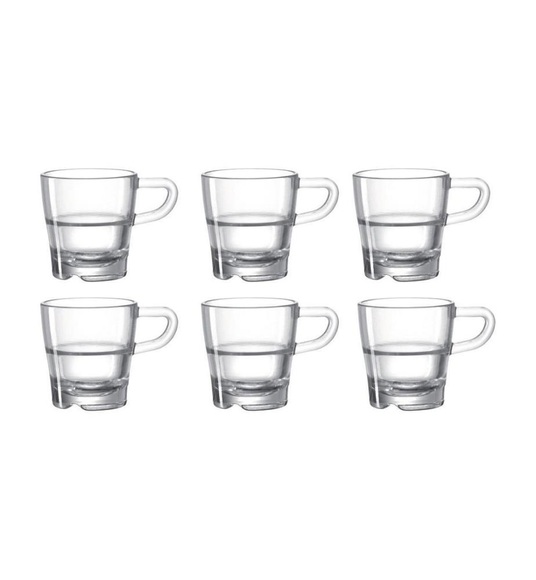 Leonardo - 6-teiliges Espressotassen-Set - Transparent