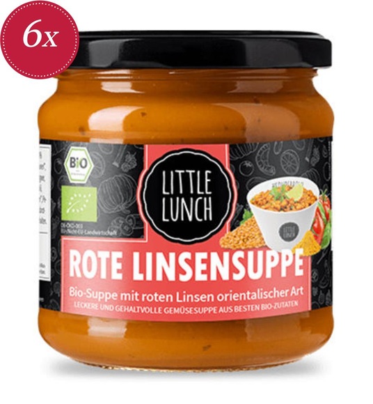 Little Lunch - Litte Lunch Bio Rote Linsensuppe - 6x 350 ml