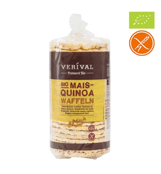 Verival - Bio Mais-Quinoa Waffeln à 100g