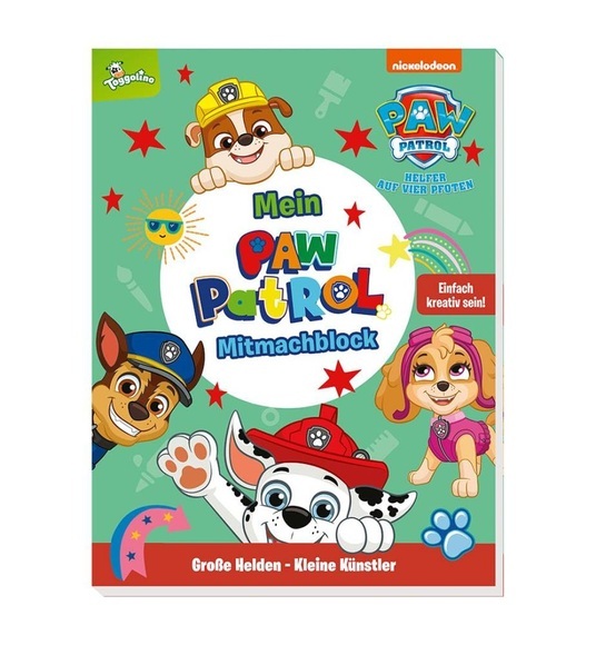 PAW Patrol: Große Helden - Kleine Künstler: Mein PAW-Patrol-Mitmachblock