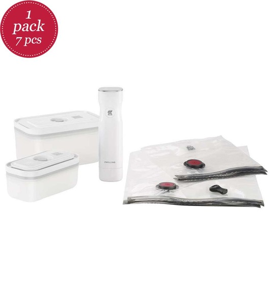 Zwilling - Vakuum Starterset, 7-tlg, Kunststoff, Box S/M