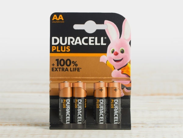 DURACELL Batterien Plus, AA, 1.5V, 4 Stück