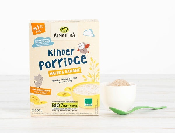 Bio Kinder Porridge Hafer-Banane, 250g