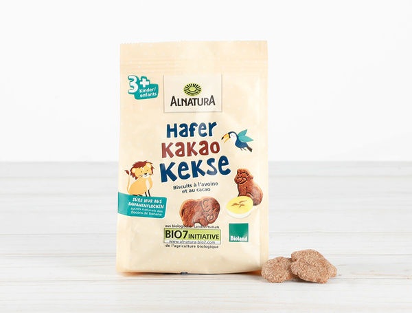 Bio Hafer-Kakao-Kekse, 125g