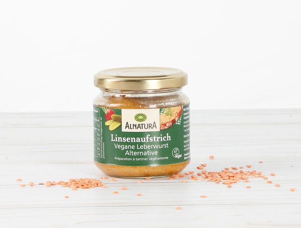 Bio Linsenaufstrich Vegane Leberwurst, 165g