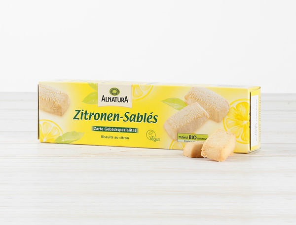 Bio Zitronen Sablés, 100g