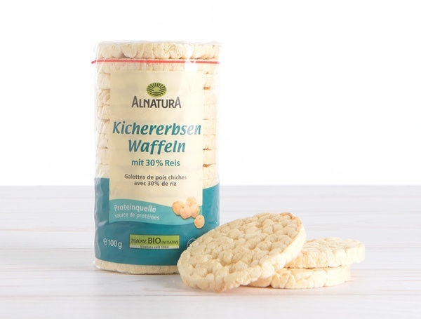 Bio Kichererbsenwaffeln, 100g