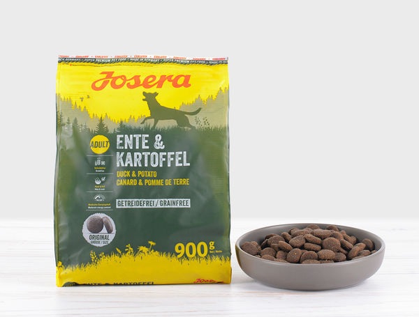 Ente und Kartoffel Hundetrockenfutter, 900g