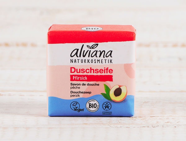 Feste Duschseife mit Pfirsich, 100g