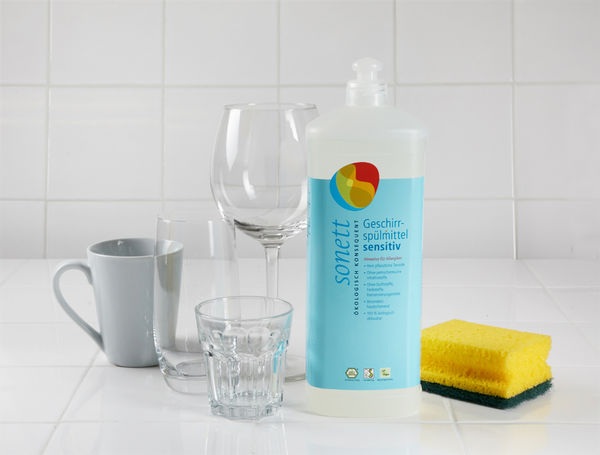 Geschirrspülmittel sensitiv, Nachfüllfüllflasche, 1l