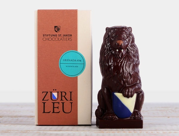 Züri Leu dunkle Schokolade, 90g