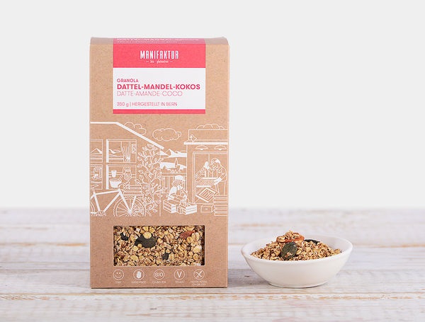 Bio Granola Dattel-Mandel-Kokos glutenfrei, 350g