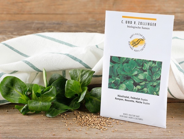 Bio Gemüsesamen Nüsslisalat & Feldsalat Duplex, 5g